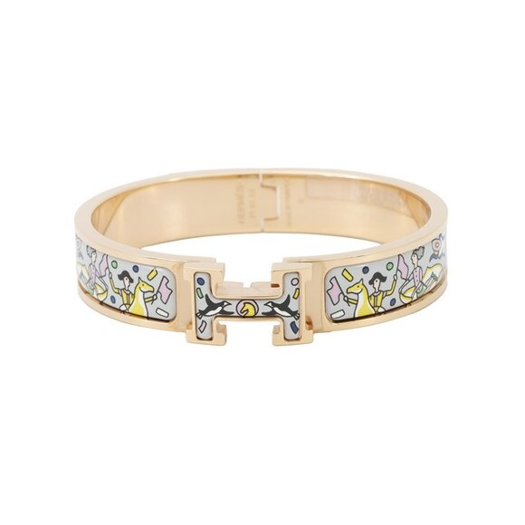 HERMES ClicH HERMES Epic Size PM Metal/Enamel Gris - Picture 2 of 10